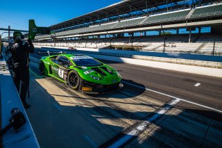 #6 Lamborghini Huracan GT3 Evo of Marco Mapelli, Corey Lewis, and Giovanni Venturini, K-Pax Racing, Intercontinental GT Challenge, GT3 Overall\SRO, Indianapolis Motor Speedway, Indianapolis, IN, USA, October 2021
 | SRO Motorsports Group