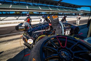 #10 Lamborghini Huracan GT3 Evo of Bill Sweedler, John Megrue, and Giacom Altoe, TR3 Racing, Intercontinental GT Challenge, GT3 Pro-Am\SRO, Indianapolis Motor Speedway, Indianapolis, IN, USA, October 2021
 | SRO Motorsports Group