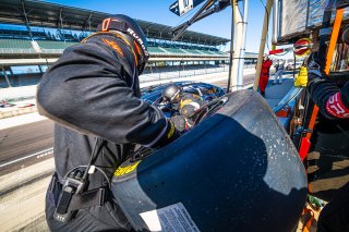 #10 Lamborghini Huracan GT3 Evo of Bill Sweedler, John Megrue, and Giacom Altoe, TR3 Racing, Intercontinental GT Challenge, GT3 Pro-Am\SRO, Indianapolis Motor Speedway, Indianapolis, IN, USA, October 2021
 | SRO Motorsports Group