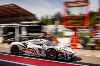 #51 Iron Lynx Ferrari 488 GT3 - Miguel MOLINA ESP Nicklas NIELSEN DNK James CALADO GBR Pro, Free Practice          | SRO Motorsports Group