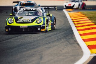 #39 Singha Racing Team TP 12 Porsche 911 GT3-R (991.II) - Piti BHIROMBHAKDI THA Christophe HAMON FRA Tanart SATHIENTHIRAKUL THA Earl BAMBER NZL Pro-Am Cup, Free Practice
 | SRO Motorsports Group