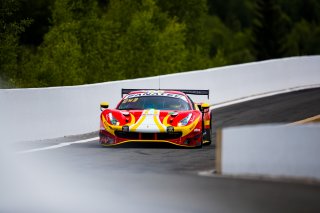 #21 AF Corse Ferrari 488 GT3 - Hugo DELACOUR ITA Cedric SBIRRAZZUOLI MCO Alessandro BALZAN ITA David PEREL ZAF Gold Cup, Pre-Qualifying
 | SRO Motorsports Group