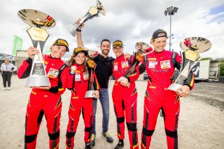 #83 Iron Dames Ferrari 488 GT3 - Rahel FREY CHE Sarah BOVY BEL Michelle GATTING DNK Doriane PIN FRA Gold Cup, Race | SRO Motorsports Group