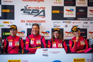 #83 Iron Dames Ferrari 488 GT3 - Rahel FREY CHE Sarah BOVY BEL Michelle GATTING DNK Doriane PIN FRA Gold Cup, Race | SRO Motorsports Group