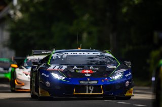 #19 Emil Frey Racing Lamborghini Huracan GT3 Evo - Arthur ROUGIER FRA Leo ROUSSEL FRA Giacomo ALTOE ITA Pro, Parade Spa
 | SRO Motorsports Group