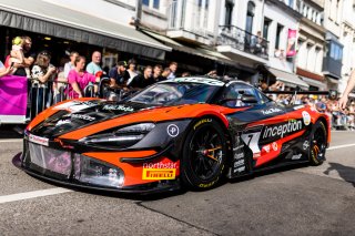 #7 Inception Racing McLaren 720S GT3 - Ollie MILLROY GBR Brendan IRIBE USA Frederik SCHANDORFF DNK Sebastian PRIAULX GBR Gold Cup, Parade Spa
 | SRO Motorsports Group
