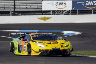 88 Lamborghini Huracan GT3 of Jason Harward, Seth Lucas and TBD, Zelus Motorsports, TBD, Indy 8 Hours, Intercontinental GT Challenge, Indianapolis Motor Speedway, Indianapolis, Indiana, Oct 2022.
 | Brian Cleary/SRO