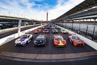 Full Field photo, Indy 8 Hours, Intercontinental GT Challenge, Indianapolis Motor Speedway, Indianapolis, Indiana, Oct 2022.
 | Brian Cleary/SRO