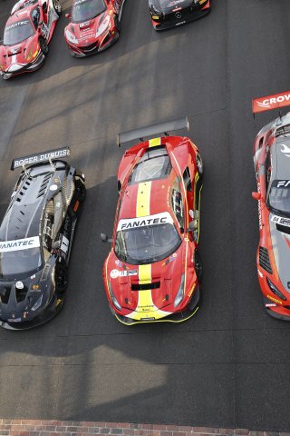 Full Field Photo, Indy 8 Hours, Intercontinental GT Challenge, Indianapolis Motor Speedway, Indianapolis, Indiana, Oct 2022.
 | SRO Motorsports Group