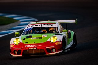 #45 Porsche 911 GT3-R (991.ii) of Charlie Luck, Elia Erhart and Jan Heylen, Wright Motorsports, Pro-Am, Indy 8 Hours, Intercontinental GT Challenge, Indianapolis Motor Speedway, Indianapolis, Indiana, Oct 2022.
 | Regis Lefebure/SRO