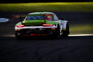 #45 Porsche 911 GT3-R (991.ii) of Charlie Luck, Elia Erhart and Jan Heylen, Wright Motorsports, Pro-Am, Indy 8 Hours, Intercontinental GT Challenge, Indianapolis Motor Speedway, Indianapolis, Indiana, Oct 2022.
 | Regis Lefebure/SRO