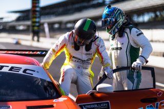 #75 Mercedes-AMG GT3 of Kenny Habul, Martin Konrad and Dominik Baumann, Sun Energy 1 Racing by AKKODIS ASP, Pro-Am, SRO America, Indianapolis Motor Speedway, Indianapolis, Indiana, Oct 2022.
 | Fabian Lagunas/SRO        