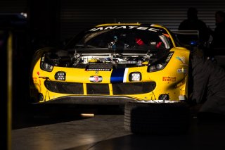 #218 Ferrari 488 GT3 of Jarett Andretti, Jeff Westphal and Ryan Briscoe, Andretti Autosport x Vital Speed, Pro, SRO America, Indianapolis Motor Speedway, Indianapolis, Indiana, Oct 2022.
 | Fabian Lagunas/SRO        