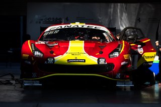 #51 Ferrari 488 GT3 of Pierre Ragues, Davide Rigon and Miguel Molina, AF CORSE - FRANCORCHAMPS, Pro, SRO America, Indianapolis Motor Speedway, Indianapolis, Indiana, Oct 2022.
 | Fabian Lagunas/SRO        