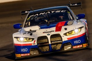 #94 BMW M4 GT3 of Chandler Hull, Richard Heistand and Bill Auberlen, BimmerWorld, Pro-Am, Indy 8 Hours, Intercontinental GT Challenge, Indianapolis Motor Speedway, Indianapolis, Indiana, Oct 2022.
 | Regis Lefebure/SRO