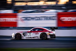 #77 Mercedes-AMG GT3 of Daniel Morad, Raffaele Marciello and Daniel Juncadella, Mercedes-AMG Team Craft-Bamboo Racing, Pro, Indy 8 Hours, Intercontinental GT Challenge, Indianapolis Motor Speedway, Indianapolis, Indiana, Oct 2022.
 | Regis Lefebure/SRO