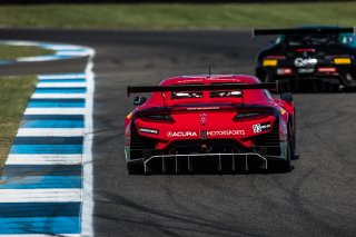 #93 Acura NSX GT3 of Ashton Harrison, Christina Nielsen and Mario Farnbacher, Racers Edge Motorsports, Pro-Am, Indy 8 Hours, Intercontinental GT Challenge, Indianapolis Motor Speedway, Indianapolis, Indiana, Oct 2022.
 | Fabian Lagunas/SRO        