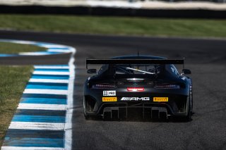 #33 Mercedes-AMG GT3 of Russell Ward, Phillip Ellis and Jules Gounon, Winward Racing, Pro, Indy 8 Hours, Intercontinental GT Challenge, Indianapolis Motor Speedway, Indianapolis, Indiana, Oct 2022.
 | Fabian Lagunas/SRO        
