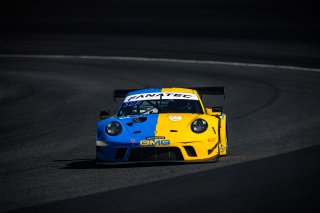 #32 Porsche 911 GT3-R (991.ii) of Kyle Washington, James Sofronas and Klaus Bachler, GMG RacingIndy 8 Hours, Intercontinental GT Challenge, Indianapolis Motor Speedway, Indianapolis, Indiana, Oct 2022.
 | Fabian Lagunas/SRO        