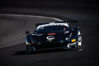 #34 Ferrari 488 GT3 of Cedric Sbirrazzuoli, Daniel Mancinelli and Alessandro Balzan, Conquest Racing, Pro, Indy 8 Hours, Intercontinental GT Challenge, Indianapolis Motor Speedway, Indianapolis, Indiana, Oct 2022.
 | Fabian Lagunas/SRO        