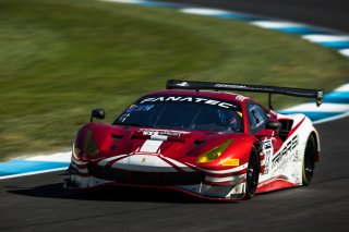 #23 Ferrari 488 GT3 of Onofrio TriarsiIndy 8 Hours, Intercontinental GT Challenge, Indianapolis Motor Speedway, Indianapolis, Indiana, Oct 2022.
 | Fabian Lagunas/SRO        