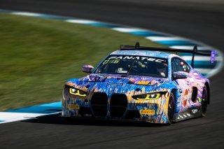 #38 BMW M4 GT3 of Samantha Tan, Nick Wittmer and Harry Gottsacker, ST Racing, Silver Cup, Indy 8 Hours, Intercontinental GT Challenge, Indianapolis Motor Speedway, Indianapolis, Indiana, Oct 2022.
 | Fabian Lagunas/SRO        