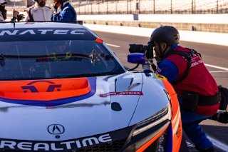 #43 Porsche 911 GT3-R (991.ii) of Erin Vogel, Michael Cooper and Taylor Hagler, RealTime RacingIndy 8 Hours, Intercontinental GT Challenge, Indianapolis Motor Speedway, Indianapolis, Indiana, Oct 2022.
 | Regis Lefebure/SRO