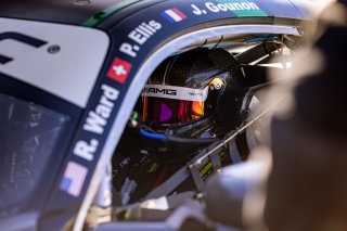 #33 Mercedes-AMG GT3 of Russell Ward, Phillip Ellis and Jules Gounon, Winward Racing, Pro, Indy 8 Hours, Intercontinental GT Challenge, Indianapolis Motor Speedway, Indianapolis, Indiana, Oct 2022.
 | Regis Lefebure/SRO