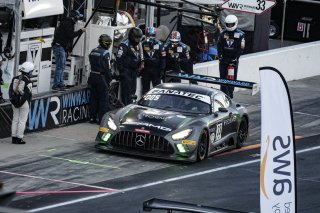 #33 Mercedes-AMG GT3 of Russell Ward, Phillip Ellis and Jules Gounon, Winward Racing, Pro, Indy 8 Hours, Intercontinental GT Challenge, Indianapolis Motor Speedway, Indianapolis, Indiana, Oct 2022.
 | Brian Cleary/SRO  