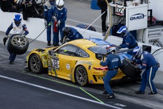 #32 Porsche 911 GT3-R (991.ii) of Kyle Washington, James Sofronas and Klaus Bachler, GMG RacingIndy 8 Hours, Intercontinental GT Challenge, Indianapolis Motor Speedway, Indianapolis, Indiana, Oct 2022.
 | Brian Cleary/SRO  