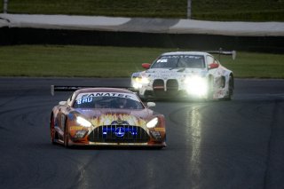 #75 Mercedes-AMG GT3 of Kenny Habul, Martin Konrad and Dominik Baumann, Sun Energy 1 Racing by AKKODIS ASP, Pro-Am, Indy 8 Hours, Intercontinental GT Challenge, Indianapolis Motor Speedway, Indianapolis, Indiana, Oct 2022.
 | Brian Cleary/SRO  