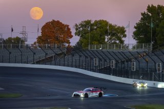 #77 Mercedes-AMG GT3 of Daniel Morad, Raffaele Marciello and Daniel Juncadella, Mercedes-AMG Team Craft-Bamboo Racing, Pro, full, moon, SRO America, Indianapolis Motor Speedway, Indianapolis, Indiana, Oct 2022.
 | Brian Cleary/SRO  