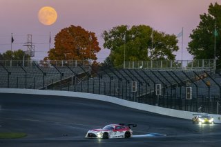 #77 Mercedes-AMG GT3 of Daniel Morad, Raffaele Marciello and Daniel Juncadella, Mercedes-AMG Team Craft-Bamboo Racing, Pro, full, moon, SRO America, Indianapolis Motor Speedway, Indianapolis, Indiana, Oct 2022.
 | Brian Cleary/SRO  