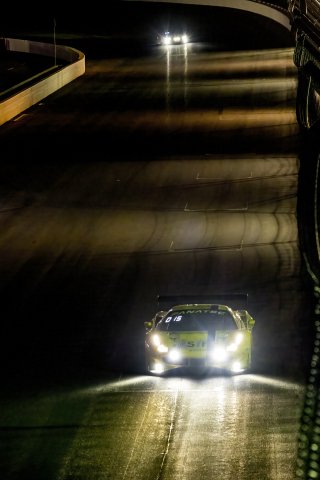 #218 Ferrari 488 GT3 of Jarett Andretti, Jeff Westphal and Ryan Briscoe, Andretti Autosport x Vital Speed, Pro, Indy 8 Hours, Intercontinental GT Challenge, Indianapolis Motor Speedway, Indianapolis, Indiana, Oct 2022.
 | Fabian Lagunas/SRO
