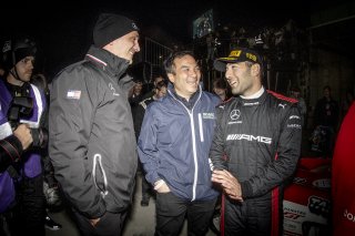 #77 Mercedes-AMG GT3 of Daniel Morad, Raffaele Marciello and Daniel Juncadella, Mercedes-AMG Team Craft-Bamboo Racing, Pro, Indy 8 Hours, Intercontinental GT Challenge, Indianapolis Motor Speedway, Indianapolis, Indiana, Oct 2022.
 | Brian Cleary/SRO  