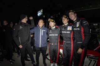 #77 Mercedes-AMG GT3 of Daniel Morad, Raffaele Marciello and Daniel Juncadella, Mercedes-AMG Team Craft-Bamboo Racing, Pro, Indy 8 Hours, Intercontinental GT Challenge, Indianapolis Motor Speedway, Indianapolis, Indiana, Oct 2022.
 | Brian Cleary/SRO  