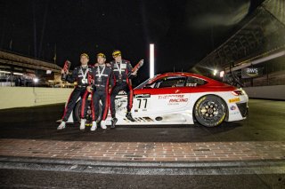 #77 Mercedes-AMG GT3 of Daniel Morad, Raffaele Marciello and Daniel Juncadella, Mercedes-AMG Team Craft-Bamboo Racing, Pro, Indy 8 Hours, Intercontinental GT Challenge, Indianapolis Motor Speedway, Indianapolis, Indiana, Oct 2022.
 | Brian Cleary/SRO  