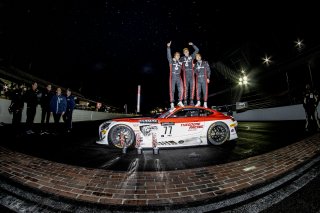 #77 Mercedes-AMG GT3 of Daniel Morad, Raffaele Marciello and Daniel Juncadella, Mercedes-AMG Team Craft-Bamboo Racing, Pro, Indy 8 Hours, Intercontinental GT Challenge, Indianapolis Motor Speedway, Indianapolis, Indiana, Oct 2022.
 | Brian Cleary/SRO  