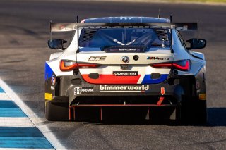 #94 BMW M4 GT3 of Chandler Hull, Richard Heistand and Bill Auberlen, BimmerWorld, Pro-Am, Indy 8 Hours, Intercontinental GT Challenge, Indianapolis Motor Speedway, Indianapolis, Indiana, Oct 2022.
 | Regis Lefebure/SRO