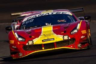 #71 Ferrari 488 GT3 of Ulysse De Pauw, Antonio Fuoco and Daniel Serra, AF CORSE - FRANCORCHAMPS, Pro, Indy 8 Hours, Intercontinental GT Challenge, Indianapolis Motor Speedway, Indianapolis, Indiana, Oct 2022.
 | Regis Lefebure/SRO