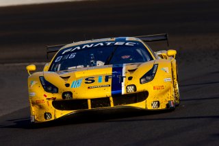 #218 Ferrari 488 GT3 of Jarett Andretti, Jeff Westphal and Ryan Briscoe, Andretti Autosport x Vital Speed, Pro, Indy 8 Hours, Intercontinental GT Challenge, Indianapolis Motor Speedway, Indianapolis, Indiana, Oct 2022.
 | Regis Lefebure/SRO