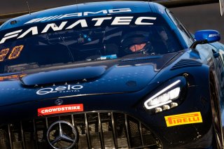 #08 Mercedes-AMG GT3 of David Askew, Scott Smithson and Valentin Pierburg, DXDT Racing, Am, Indy 8 Hours, Intercontinental GT Challenge, Indianapolis Motor Speedway, Indianapolis, Indiana, Oct 2022.
 | Regis Lefebure/SRO