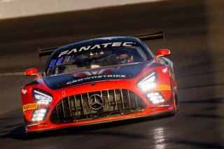 #04 Mercedes-AMG GT3 of George Kurtz, Ben Keating and Colin Braun, Crowdstrike Racing with Riley Motorsports, Pro-Am, Indy 8 Hours, Intercontinental GT Challenge, Indianapolis Motor Speedway, Indianapolis, Indiana, Oct 2022.
 | Regis Lefebure/SRO