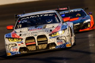 #94 BMW M4 GT3 of Chandler Hull, Richard Heistand and Bill Auberlen, BimmerWorld, Pro-Am, Indy 8 Hours, Intercontinental GT Challenge, Indianapolis Motor Speedway, Indianapolis, Indiana, Oct 2022.
 | Regis Lefebure/SRO