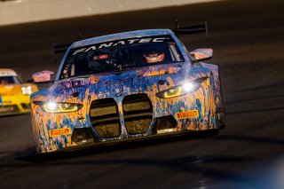 #38 BMW M4 GT3 of Samantha Tan, Nick Wittmer and Harry Gottsacker, ST Racing, Silver Cup, Indy 8 Hours, Intercontinental GT Challenge, Indianapolis Motor Speedway, Indianapolis, Indiana, Oct 2022.
 | Regis Lefebure/SRO