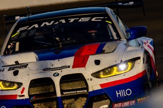 #94 BMW M4 GT3 of Chandler Hull, Richard Heistand and Bill Auberlen, BimmerWorld, Pro-Am, Indy 8 Hours, Intercontinental GT Challenge, Indianapolis Motor Speedway, Indianapolis, Indiana, Oct 2022.
 | Regis Lefebure/SRO