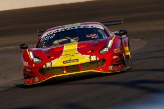 #71 Ferrari 488 GT3 of Ulysse De Pauw, Antonio Fuoco and Daniel Serra, AF CORSE - FRANCORCHAMPS, Pro, Indy 8 Hours, Intercontinental GT Challenge, Indianapolis Motor Speedway, Indianapolis, Indiana, Oct 2022.
 | Regis Lefebure/SRO