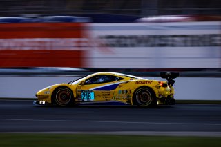 #218 Ferrari 488 GT3 of Jarett Andretti, Jeff Westphal and Ryan Briscoe, Andretti Autosport x Vital Speed, Pro, Indy 8 Hours, Intercontinental GT Challenge, Indianapolis Motor Speedway, Indianapolis, Indiana, Oct 2022.
 | Regis Lefebure/SRO