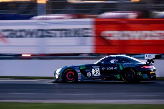 #33 Mercedes-AMG GT3 of Russell Ward, Phillip Ellis and Jules Gounon, Winward Racing, Pro, Indy 8 Hours, Intercontinental GT Challenge, Indianapolis Motor Speedway, Indianapolis, Indiana, Oct 2022.
 | Regis Lefebure/SRO