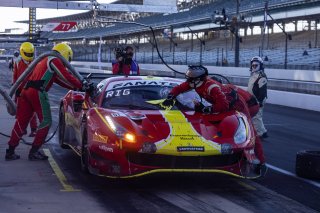 #51 Ferrari 488 GT3 of Pierre Ragues, Davide Rigon and Miguel Molina, AF CORSE - FRANCORCHAMPS, Pro, Indy 8 Hours, Intercontinental GT Challenge, Indianapolis Motor Speedway, Indianapolis, Indiana, Oct 2022.
 | Regis Lefebure/SRO